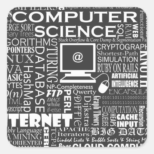 Computer Science Sticker (Voorkant)