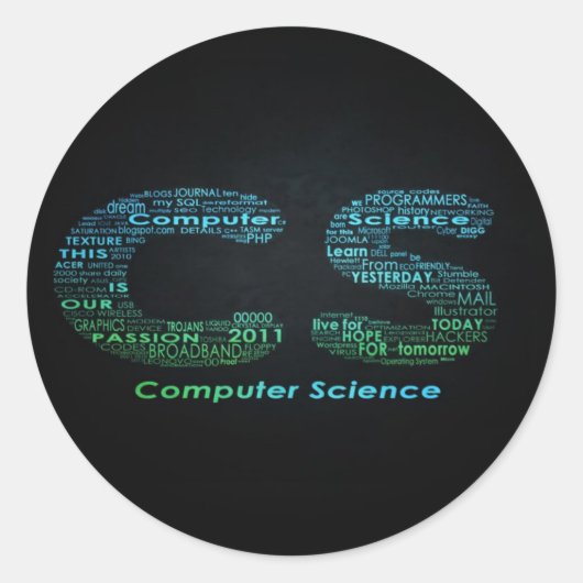 Computer Science Sticker Collectibles (Voorkant)