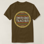 Computer Science Teacher Shirt Funny Profession Bi (Design voorkant)