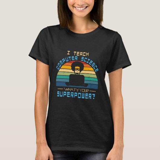 Computer science teacher t-shirt (Voorkant)