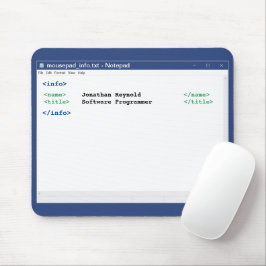 Computer Scientist Notitieblok Coder Format Progra Muismat