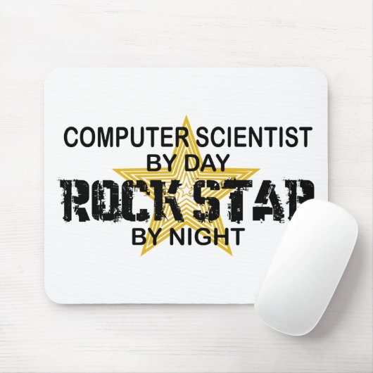 Computer Scientist Rock Star Muismat (Met muis)