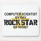 Computer Scientist Rock Star Muismat (Voorkant)