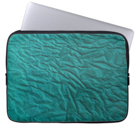 Computer Sleeve met een Wavy Green Design