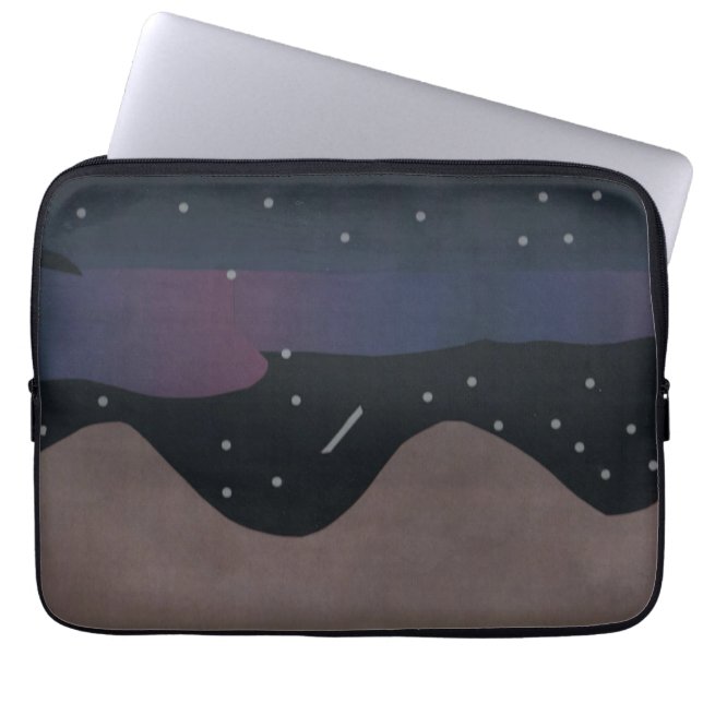 Computer Sleeve met Nighttime Scene (Voorkant)