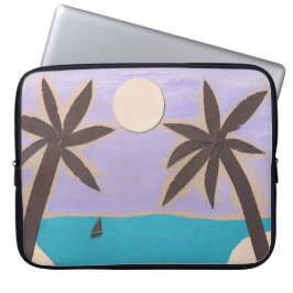 Computer Sleeve met Palm Beach Scene