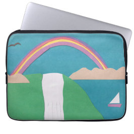 Computer Sleeve met watervalscène