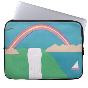 Computer Sleeve met watervalscène