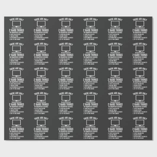 Computer Software Programmer Engineer Codeur Cadeaupapier (Vlak)