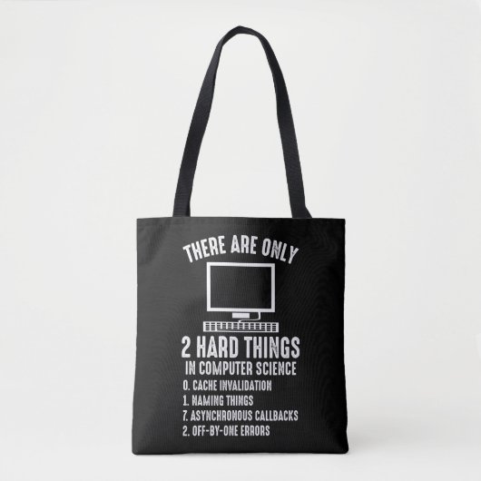 Computer Software Programmer Engineer Codeur Tote Bag (Voorkant)