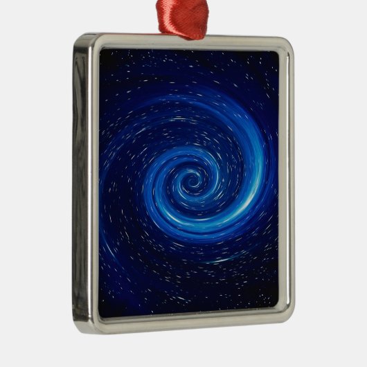 Computer Space Afbeelding Metalen Ornament (Rechts)