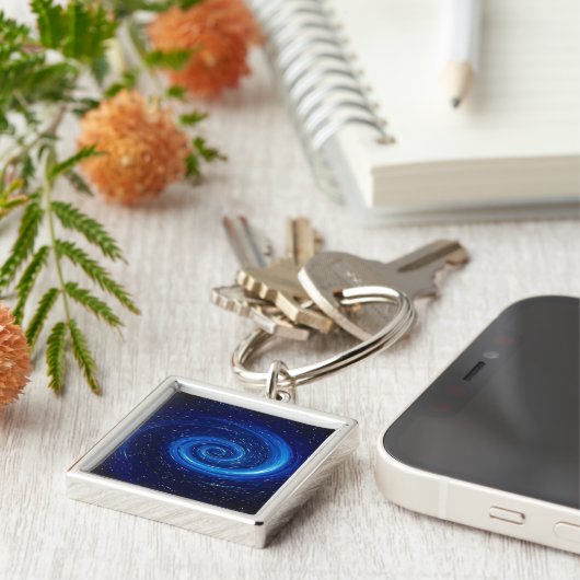 Computer Space Afbeelding Sleutelhanger (Zijkant)