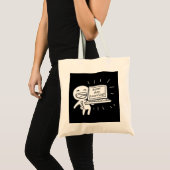 Computer Student houdt nooit op met leren Tote Bag (Voorkant (product))