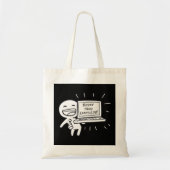 Computer Student houdt nooit op met leren Tote Bag (Voorkant)