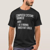 Computer Systems Engineer Definition T-shirt (Voorkant)