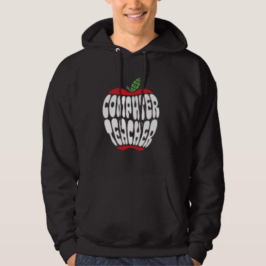 Computer Teacher Science IT Tech Technology Terug Hoodie (Voorkant)