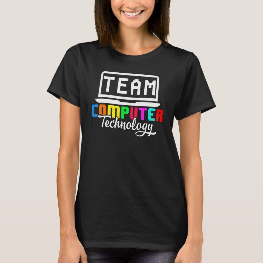 Computer Team Technology Teacher School T-shirt (Voorkant)
