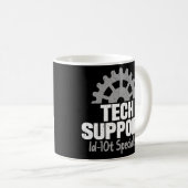 Computer Tech Support Id 10t Specialist Help Desk Koffiemok (Voorkant rechts)