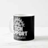 Computer Tech Support Id 10t Specialist Help Desk Koffiemok (Voorkant links)