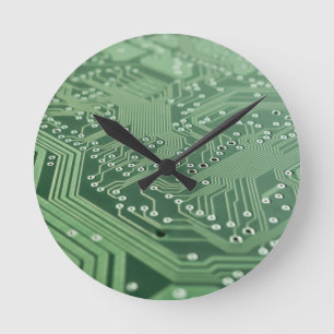 Computer Techie Acryl Wandklok