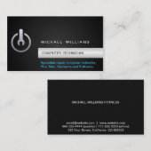 COMPUTER TECHNICIAN VISITEKAARTJE (Voorkant / Achterkant)