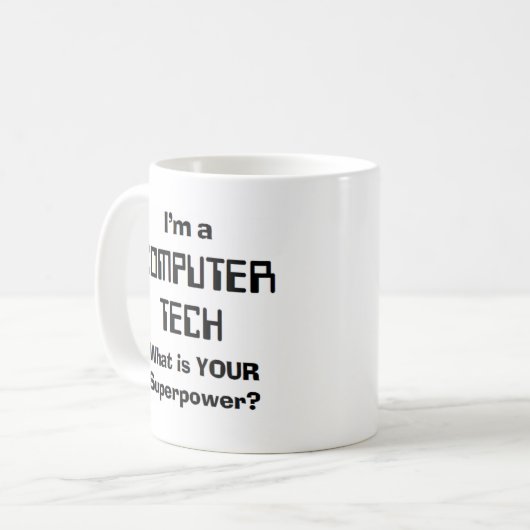computer technicus koffiemok (Voorkant links)