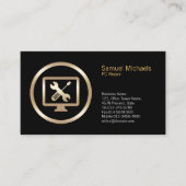 Computer Tools Icon PC Repair Visitekaartje (Voorkant)