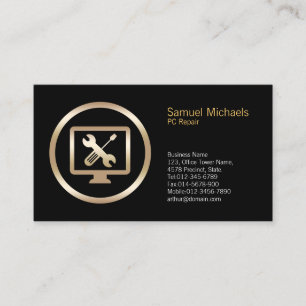 Computer Tools Icon PC Repair Visitekaartje