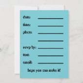 #computer verjaardagsfeest invite door dalDesignNZ Kaart (Achterkant)