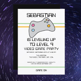 Computer Video Game Player Levensdag omhoog Kaart