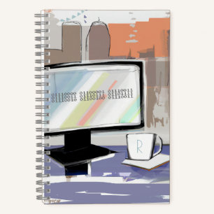 Computer Wachtwoorden Spiral Notitieboek