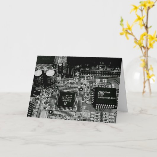 Computer-Wenskaart Kaart (Gele Bloem)