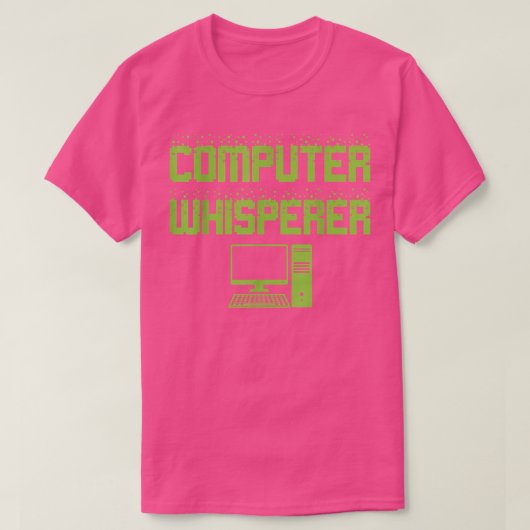 Computer Whisperer Computer Science Programming Co T-shirt (Design voorkant)