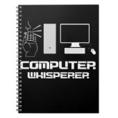Computer Whisperer Funny Gamer IT Admin Programmer Notitieboek (Voorkant)