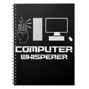 Computer Whisperer Funny Gamer IT Admin Programmer Notitieboek