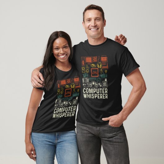 Computer Whisperer IT Tech Support Nerds Geek T-shirt (Unisex)