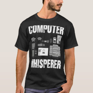 Computer Whisperer IT Technische ondersteuning Ner T-shirt