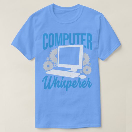 Computer Whisperer Tech Support-cadeau T-shirt (Design voorkant)