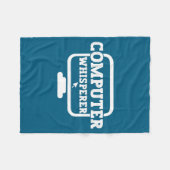 Computer Whisperer Tech Suprt Nerds Geek Funny N  Fleece Deken (Voorkant (Horizontaal))
