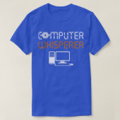 Computer Wisperer Programmer Costume Nerds Science T-shirt (Design voorkant)