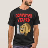 computer wizard programmeur nerd nieuwe computer t-shirt (Voorkant)