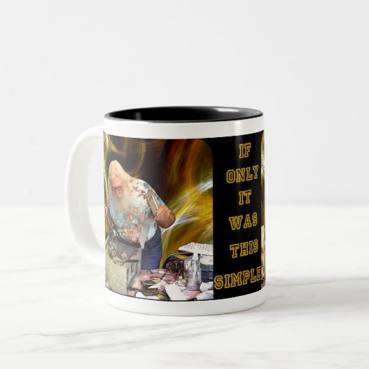 COMPUTER WIZARD TWEEKLEURIGE KOFFIEMOK (Voorkant links)