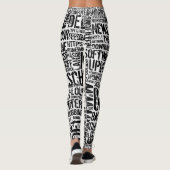 Computer Woordenboek Leggings (Achterkant)