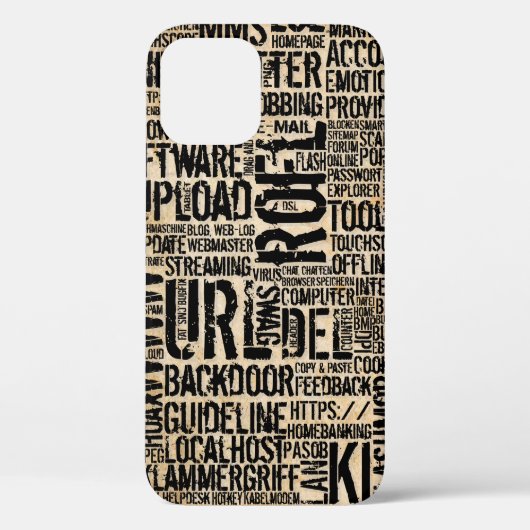 Computer Woordenboek - vintage Case-Mate iPhone Case (Achterkant)