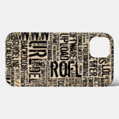 Computer Woordenboek - vintage Case-Mate iPhone Case (Achterkant (horizontaal))