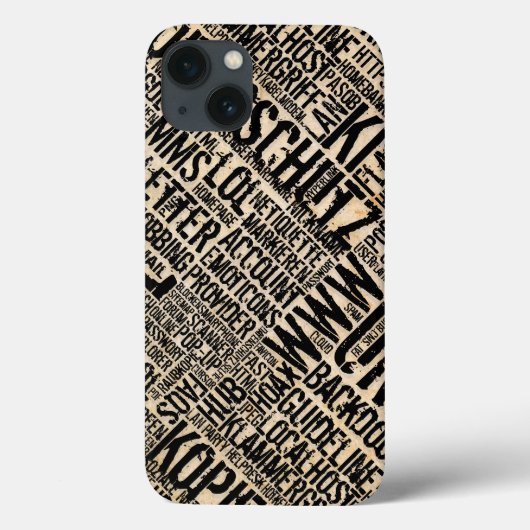 Computer Woordenboek - vintage Case-Mate iPhone Ho Case (Achterkant)