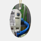 Computer Worker Keramisch Ornament (Links)