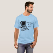 computer zegt geen klein groot - brittannië t-shirt (Voorkant volledig)