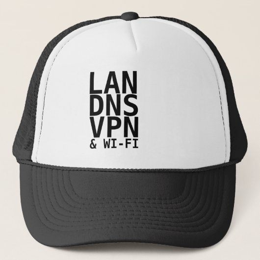 Computeracroniemen & WI-FI Trucker Pet (Voorkant)