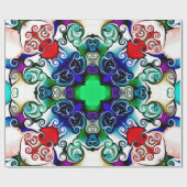 Computerafbeeldingen. Illustratie van een abstract Cadeaupapier (Vlak)